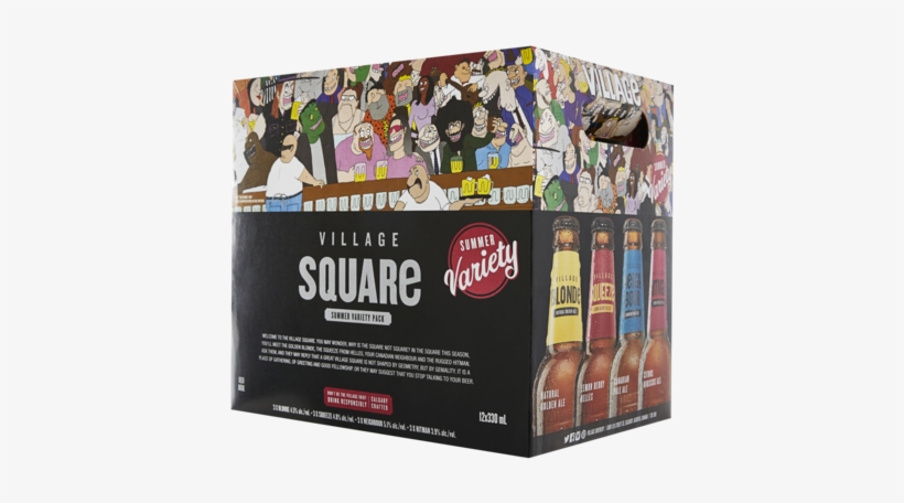 Bret Hart's Illustrations Featured On Village Square - Lager, transparent png download