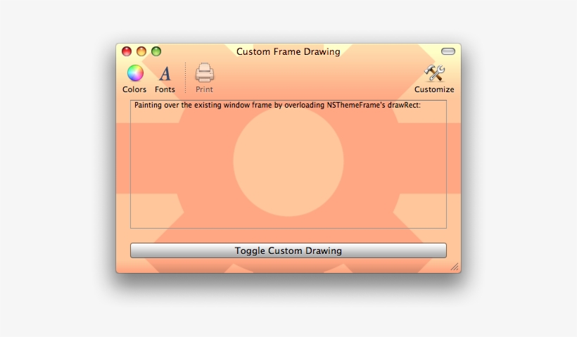 Custom Nsthemeframe Drawing - Nswindow Custom, transparent png download