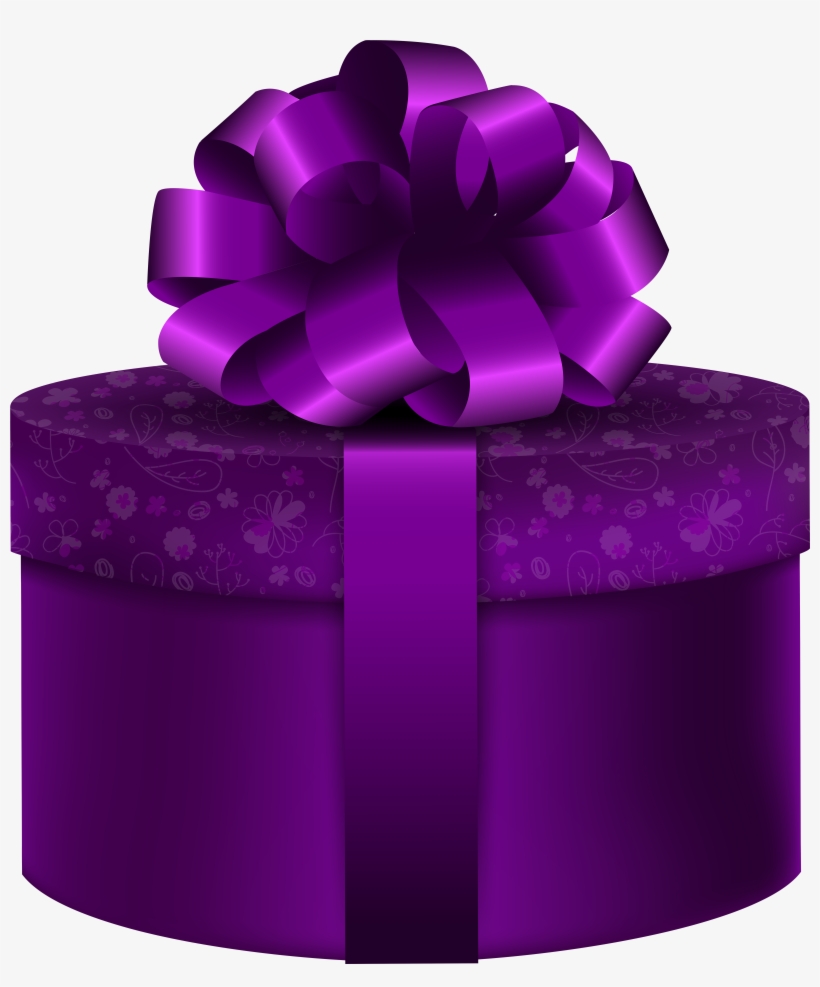 Visit - Purple Gift Clip Art, transparent png download