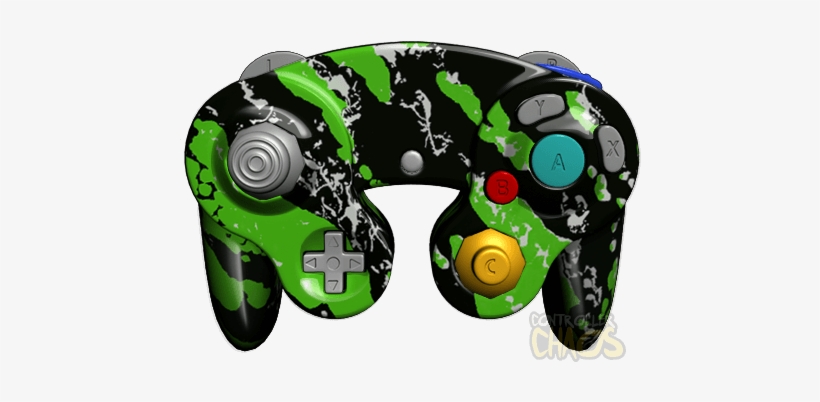 Green Splatter - Nintendo Switch Bowser Controller, transparent png download