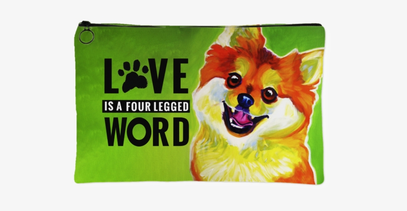 Pomeranian Accessory Pouch - Collie, transparent png download
