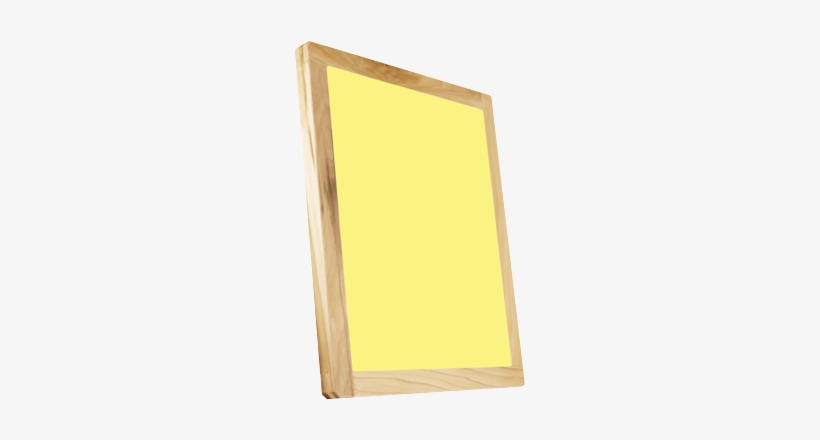 Single Wood Frame Yellow Mesh - Yellow, transparent png download