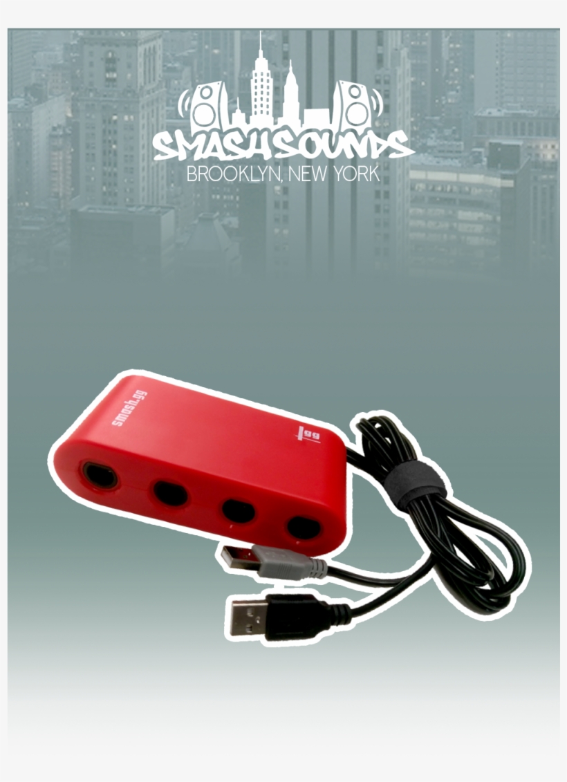 Gg Gamecube Controller Adapter Is Compatible With Wii - Gadget, transparent png download