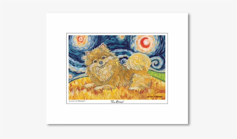 Toland Van Growl - Pomeranian House Flag, transparent png download