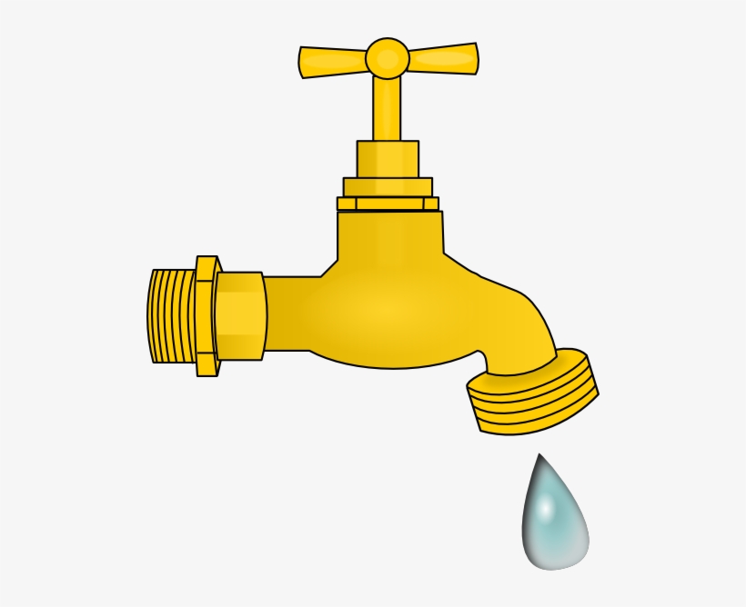 Dripping Faucet Svg Clip Arts 498 X 595 Px, transparent png download