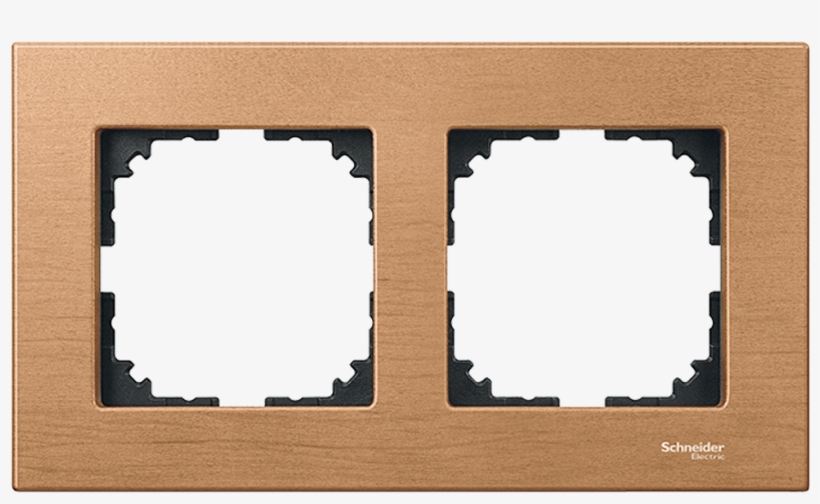 Mtn4052 3470 Wood Frame, 2 Gang, Beech, M Elegance - Merten Meg4052-3470 Holzrahmen, 2fach, Buche, M-plan, transparent png download