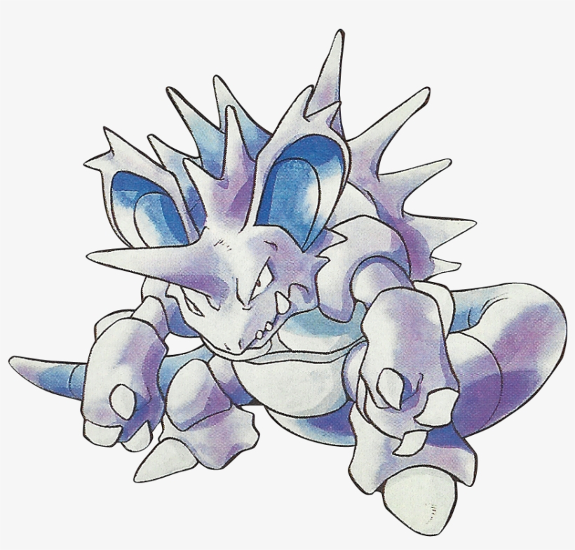 980kib, 853x853, Nidoking - Nidoking Red Blue Art, transparent png download