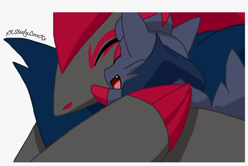 Zoroark And Zorua- Hug By Xxsteefylovexx On Deviantart - Zoroark And Zorua Cute, transparent png download