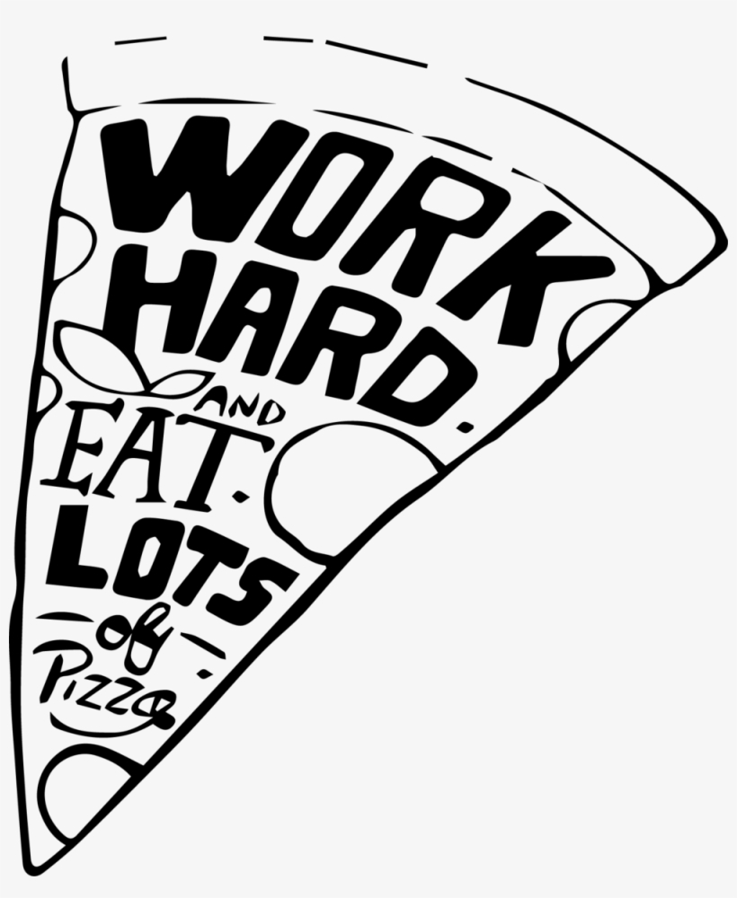 Summer Work Party Three - Handlettering Pizza, transparent png download