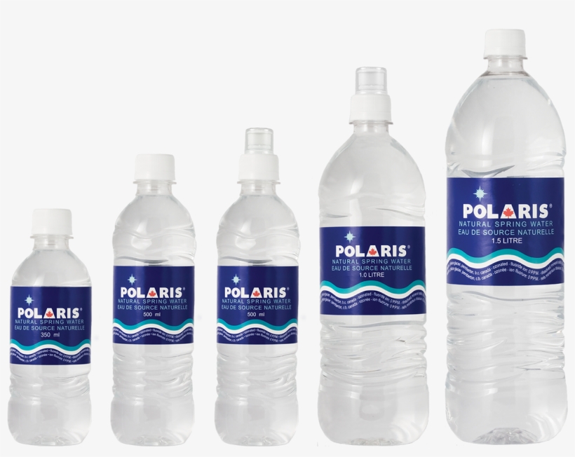Polaris Natural Spring Water - Polaris Water Bottle, transparent png download