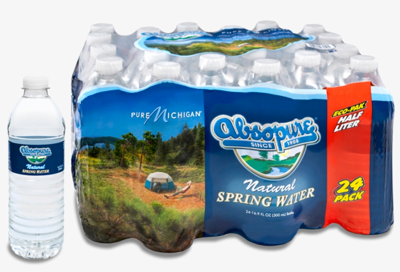 Don't Want To Drive We Deliver - Absopure Water 24 Pack, transparent png download