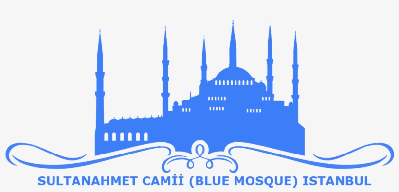 Blue Mosque - Sultanahmet Camii - Sultan Ahmed Mosque Png, transparent png download