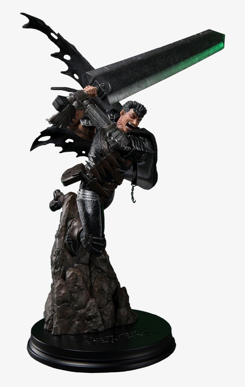Black Swordsman 27” Statue - Black Swordsman Guts Statue, transparent png download