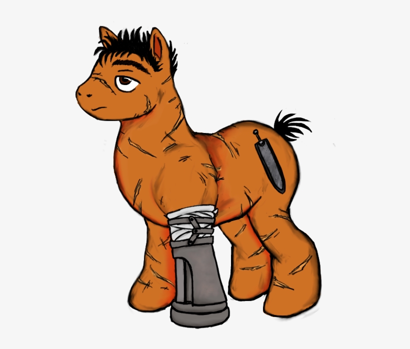 Berserk, Crossover, Guts , Ponified, Safe - Berserk Guts Pony, transparent png download