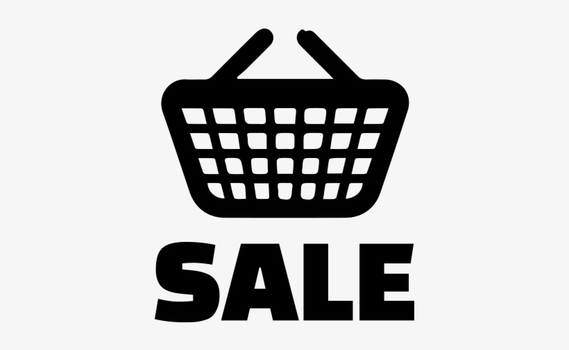 Basket Sale Sticker - Copy Typing, transparent png download