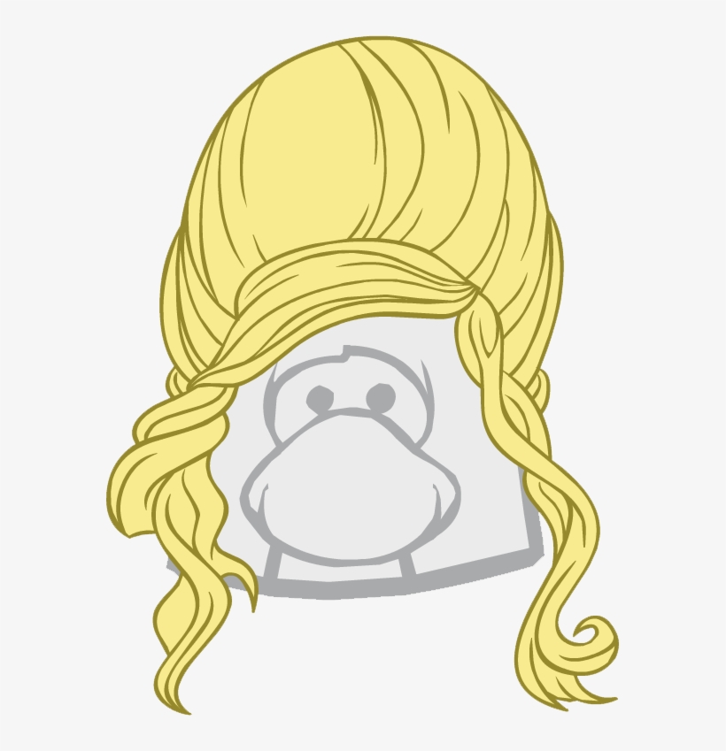 The Blonde Beehive - Club Penguin Blonde Beehive, transparent png download
