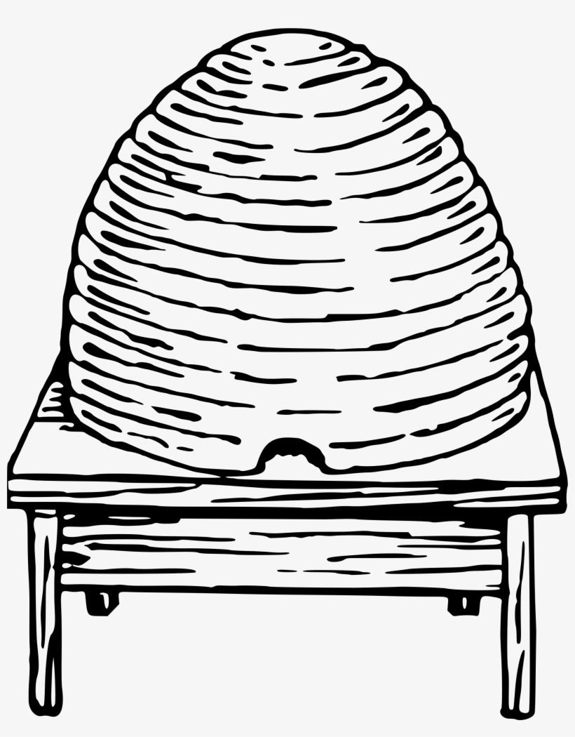 Big Image - Beehive Drawing Png, transparent png download