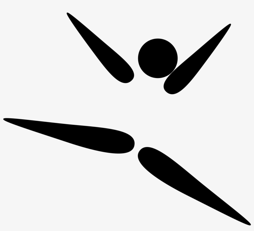 Open - Olympic Pictograms Gymnastics, transparent png download