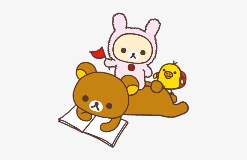 Download - Rilakkuma Black And White, transparent png download