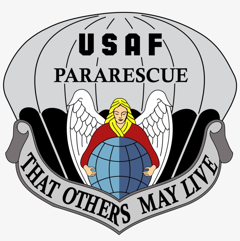 United States Air Force Pararescue Emblem - Pararescue Air Force, transparent png download