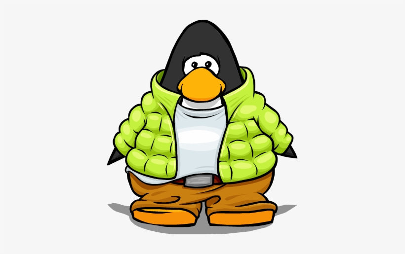 Toboggan Suit On Player Card - Penguin From Club Penguin, transparent png download