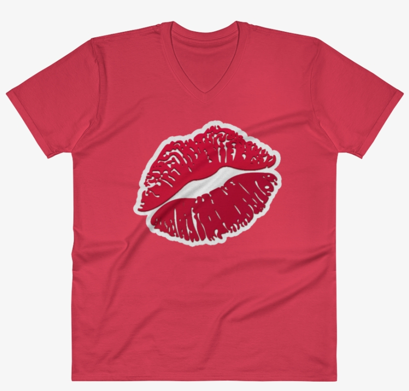 Men's Emoji V Neck - T-shirt, transparent png download