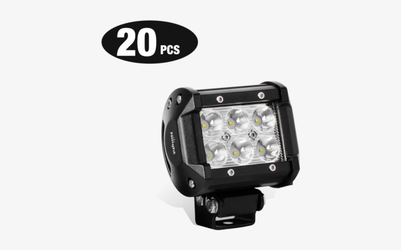 Nilight 20 Pcs 18w 4 Inch Spot Led Pods For Driving - Submersible Led Flood Light, transparent png download