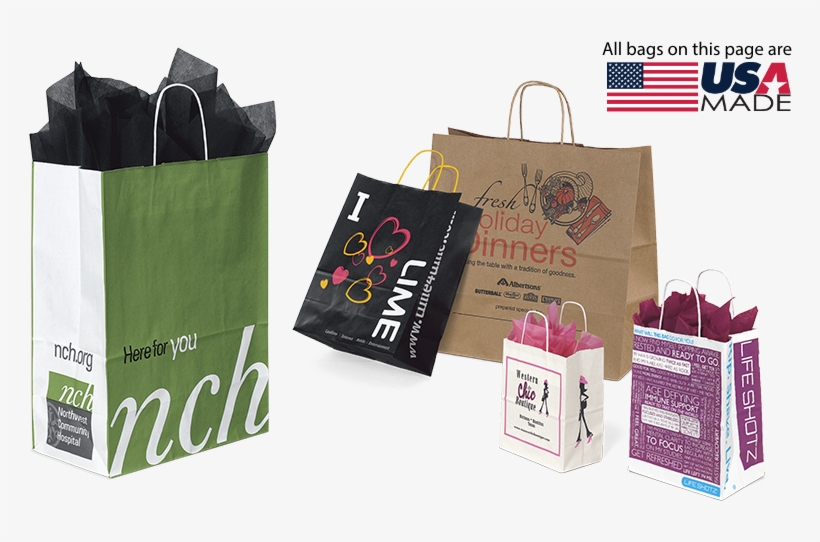 Please Call For Information And Quote - Custom Designed Shopping Bag In White Or Brown Kraft, transparent png download