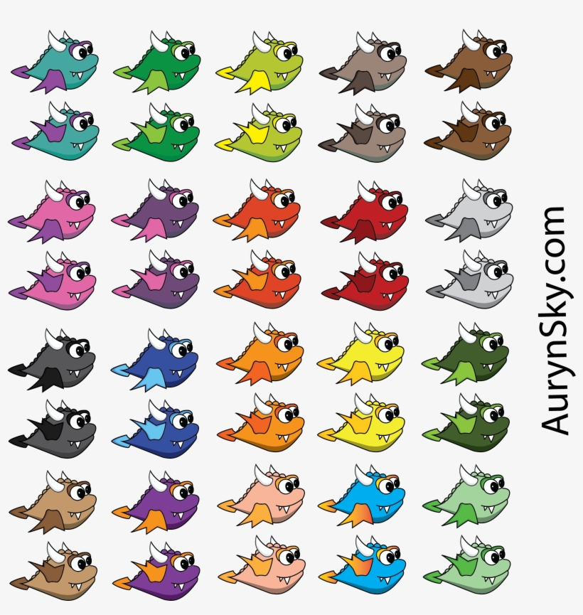 Flappy Dragon Characters - Dragon Character, transparent png download
