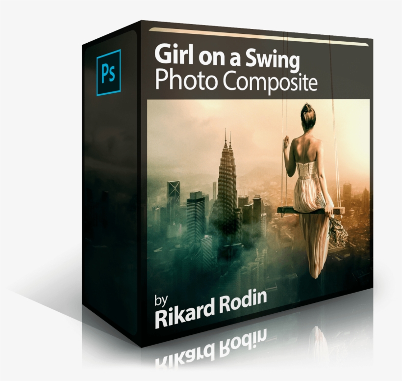 Girl On A Swing Photo Composite, transparent png download