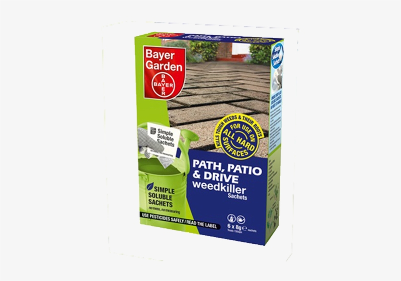 Kills Weeds Down To The Roots And Prevents New Weeds - Bayer Garden Path Weedkiller Concentrate (3 Sachets), transparent png download