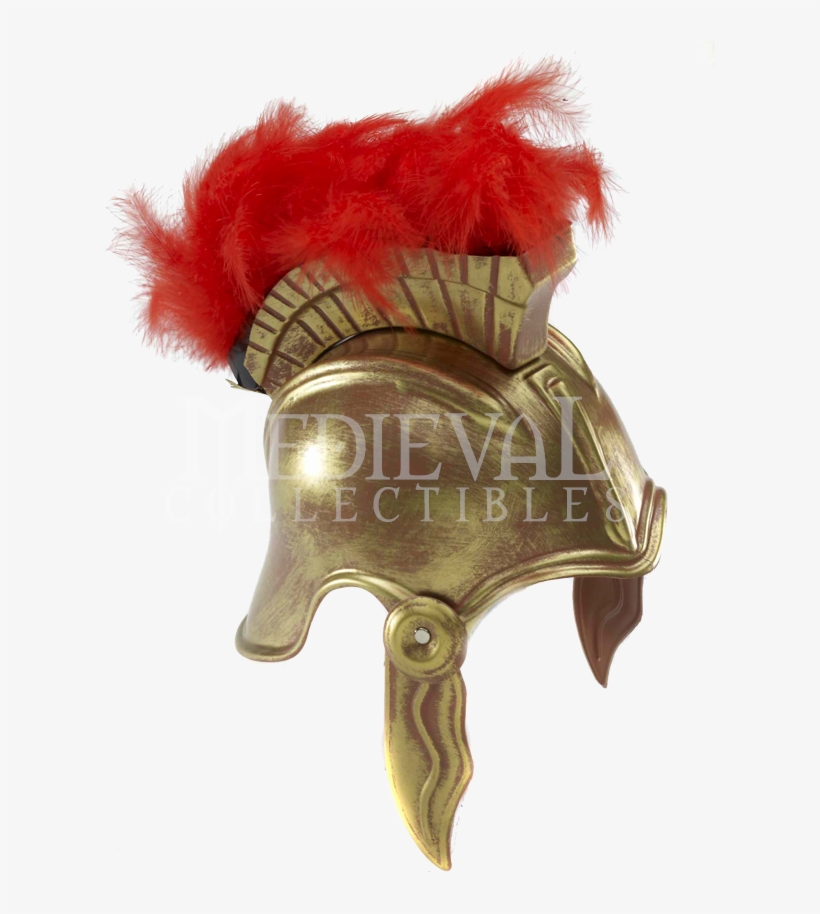 Roman Centurion Costume Helmet - Nicky Bigs Novelties Gold Spartan Roman Soldier Armor, transparent png download