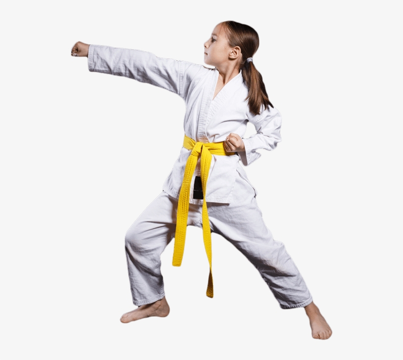 Elite Performance Gym Kids Girl Martial Arts - Karate, transparent png download