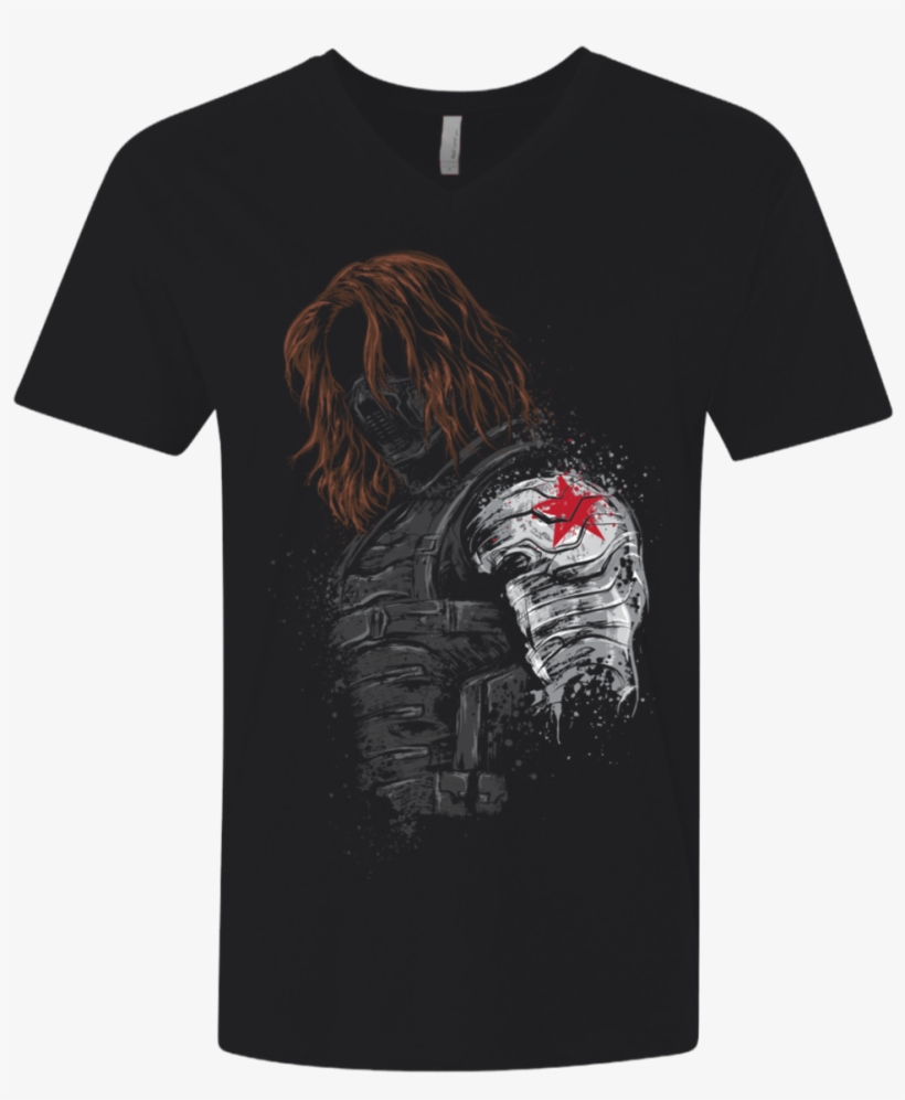 Winter Soldier Men's Premium V-neck - Men's Father Son Friends Fist Bump Tshirt Dad Father's, transparent png download