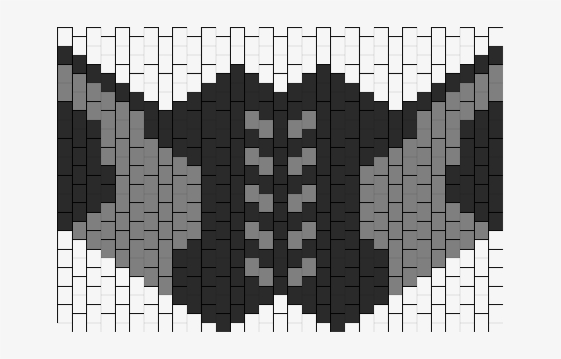 The Winter Soldier Mask Bead Pattern - Patrones De Candy Mask, transparent png download