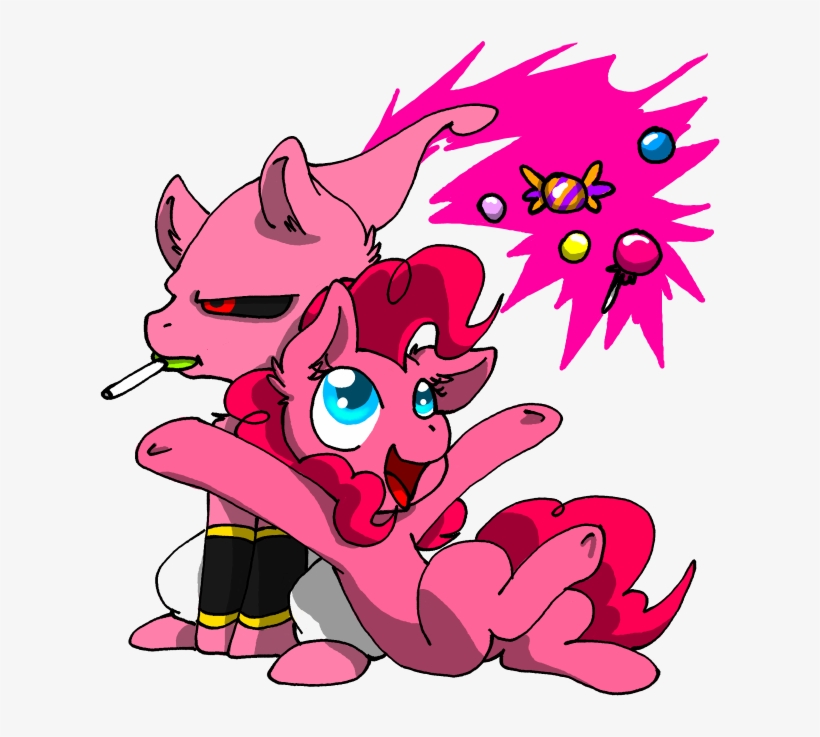 Artybeat, Buu, Candy, Crossover, Cute, Majin Buu, Pinkie - Majin Buu And Pinkie Pie, transparent png download