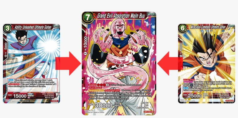 If He Has Absorbed {bt2-006 Miraculous Comeback Ultimate - Grand Evil Absorption Majin Buu, transparent png download