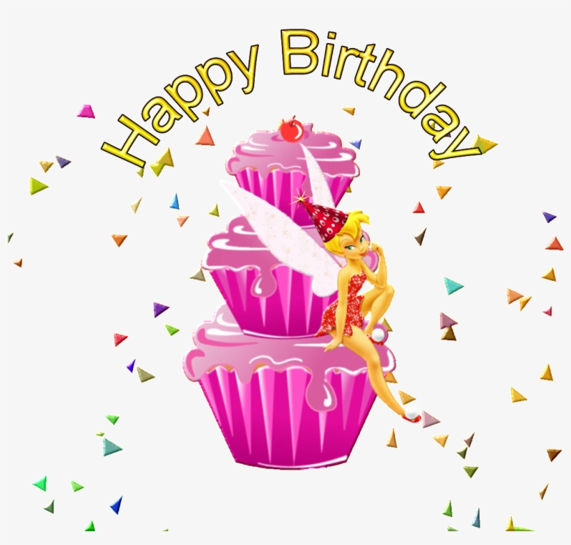 Happy Birthday Png - Happy Bday Tinkerbell Birthday, transparent png download