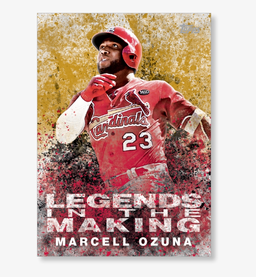Close Zoom - 2018 Topps Legends In The Making Ozuna, transparent png download