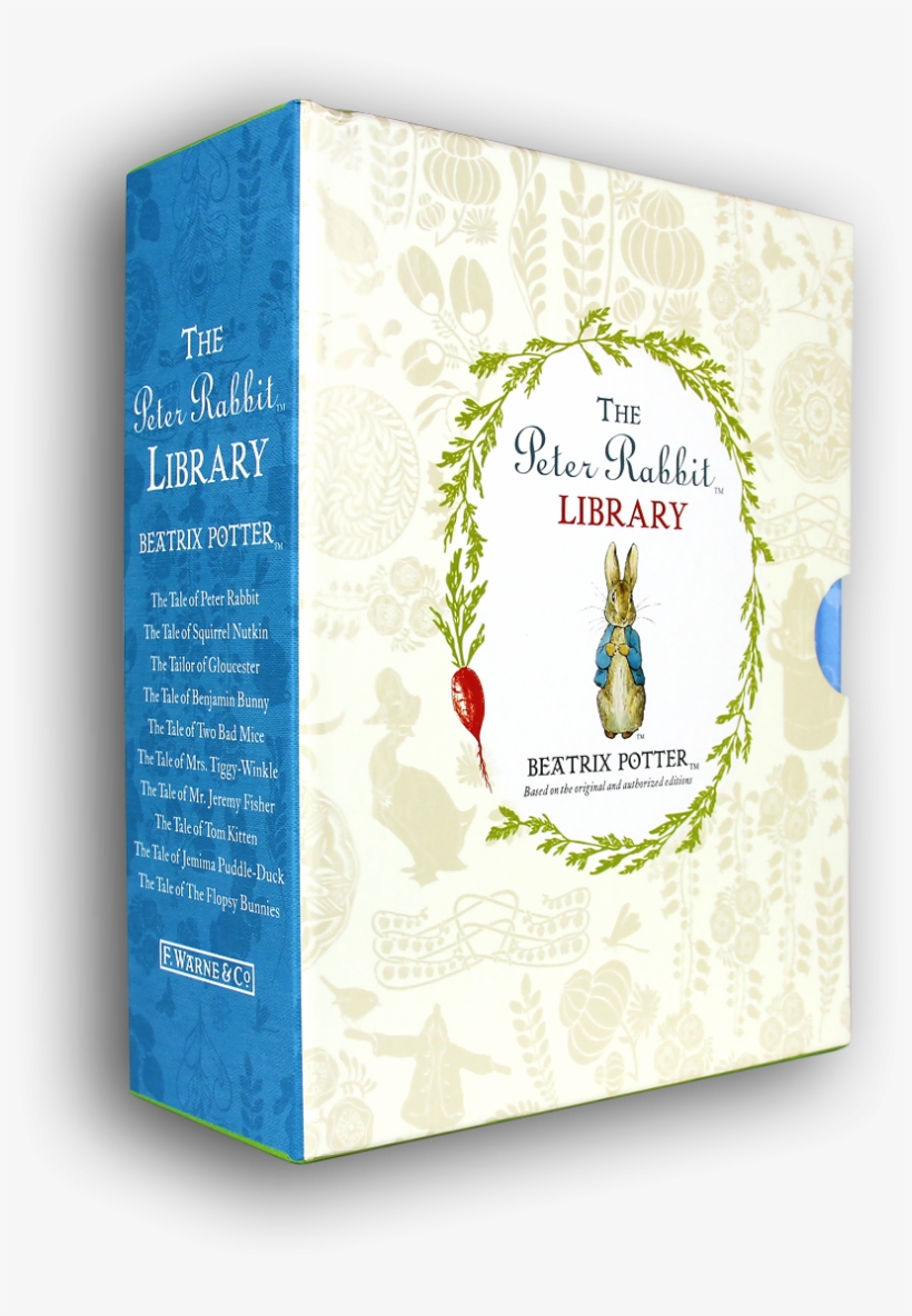 Beatrix Potter Peter Rabbit Library Coloured Jackets - Peter Rabbit Library 10 Book Box Set, transparent png download