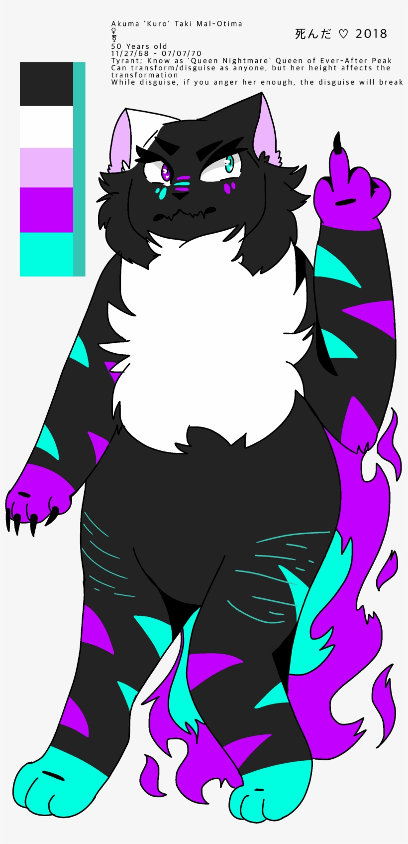 ☆ Akuma 'kuro' Taki Mal-otima ☆ ♀ ☆ [ Deceased ] Boundm - Art, transparent png download