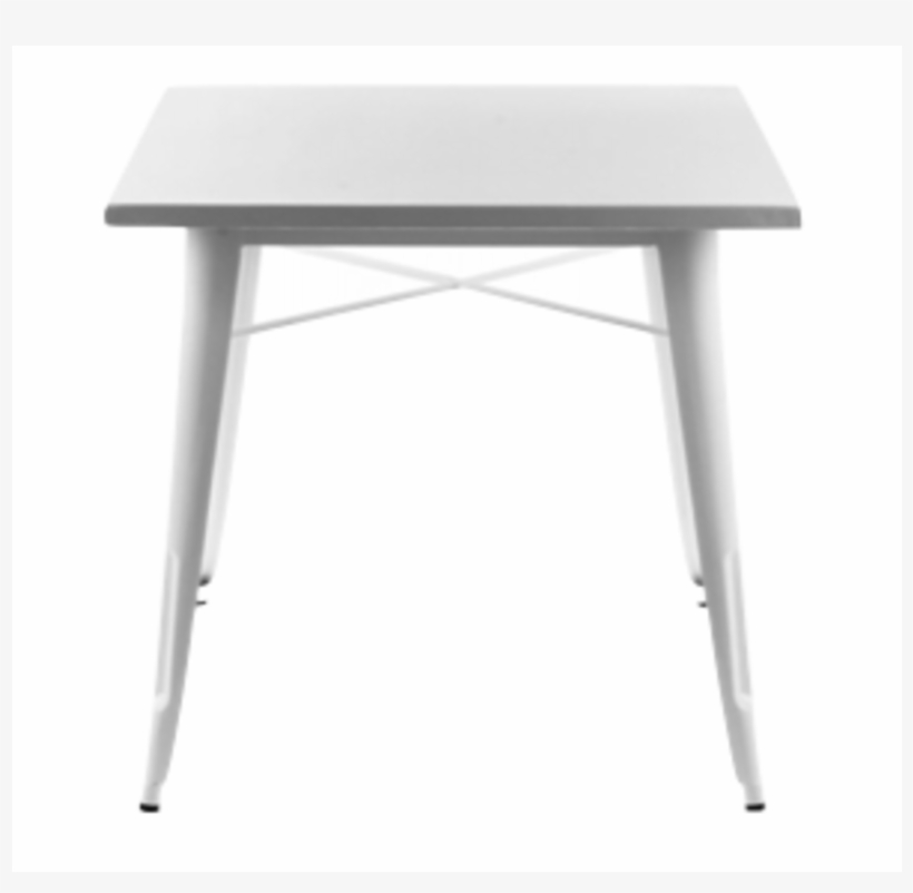 Tolix White Cafe Table - End Table, transparent png download