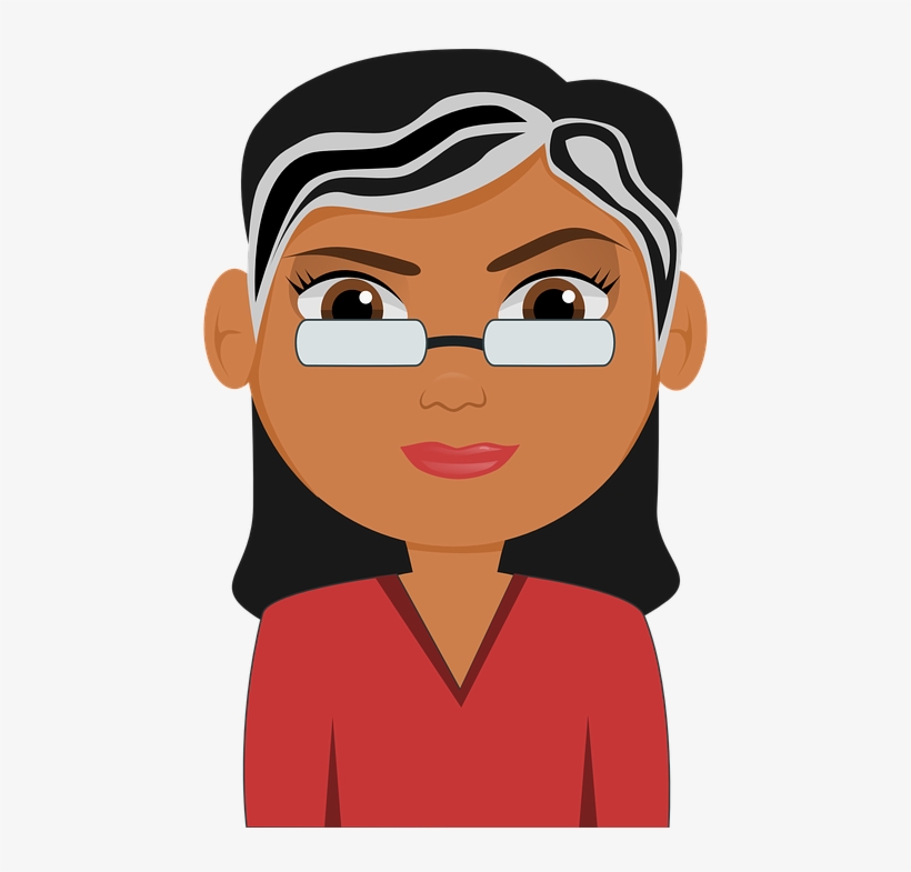 Delfina Martinez's Profile Photo - Woman With Glasses Cartoon, transparent png download