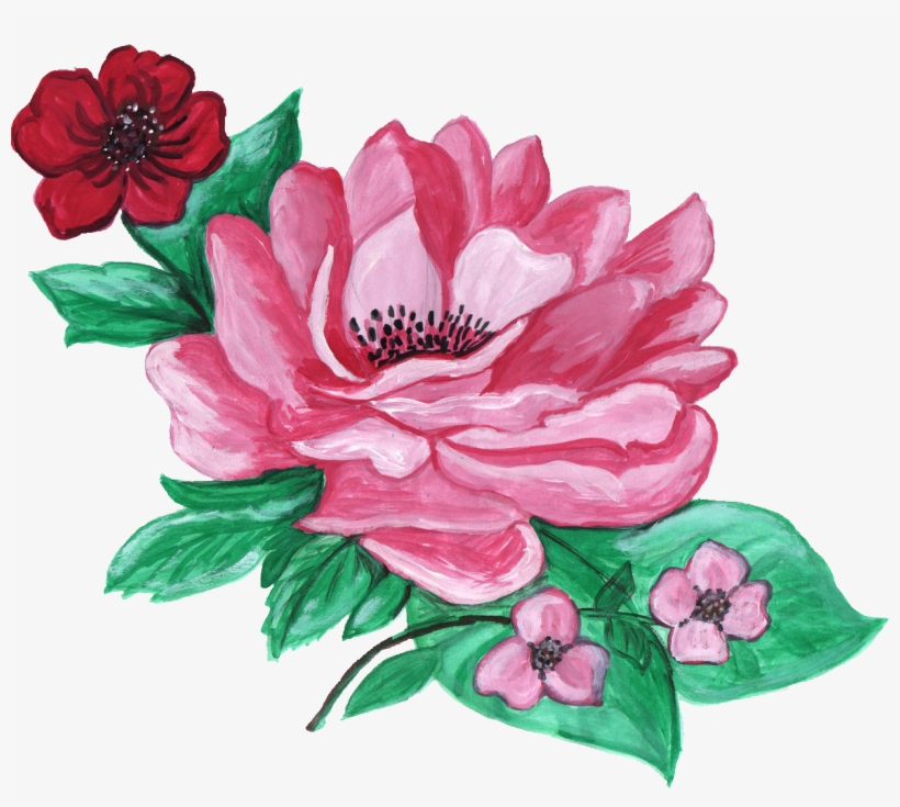 Paint Flower Ornament Png Transparent Vol - Ornament, transparent png download