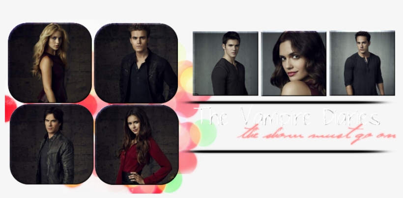 Vampire Diaries Tv Show Art 32x24 Poster Decor, transparent png download