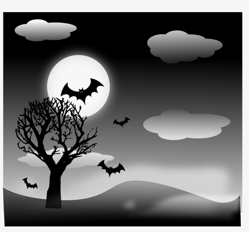 Landscape Halloween Border Clipart - Halloween Spare Tire Cover, transparent png download