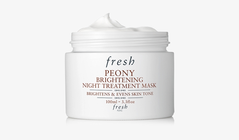 Peony Brightening Night Treatment Mask - Fresh Peony Brightening Night Treatment Mask 3.3 Oz/, transparent png download