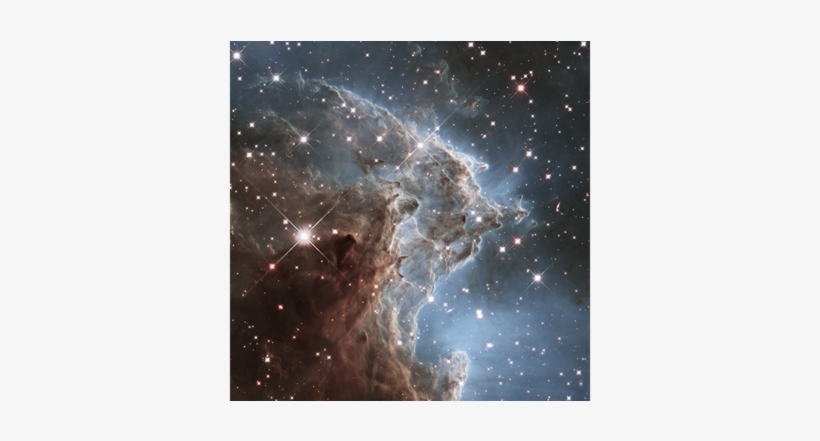Pillars In The Monkey Head Nebula - Ngc 2174 Monkey Head Nebula Outer Space: Blank 150, transparent png download