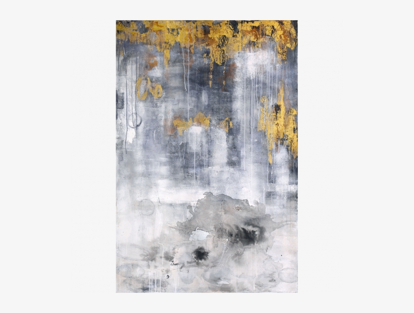 Gold Rain Wall Décor - Mercer41 Gold Rain Painting Print On Canvas, transparent png download