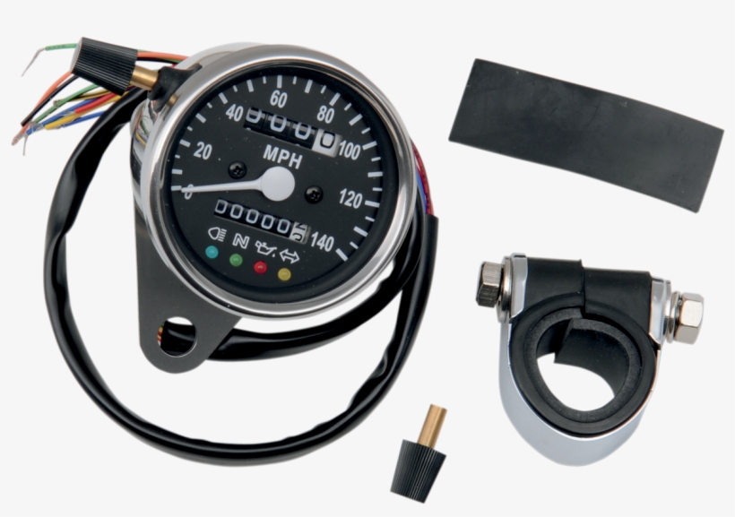 Drag Specialties - Drag Specialties 2.4in. Mini Mechanical Speedometers, transparent png download